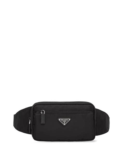 prada re-nylon logo-plaque belt bag|Prada Belt Bags and Fanny Packs for Men .